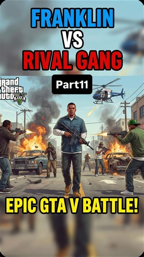 RJ30GAMEING on Instagram: "Franklin vs Rival Gang: Epic GTA V Battle #GTA5 #Franklin #GTABattle #RivalGang #GamingVideo"