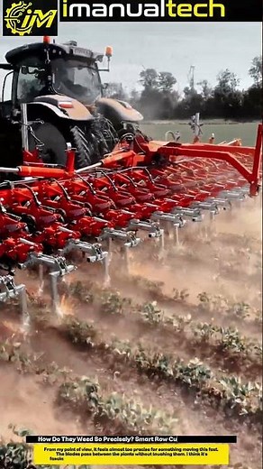 How Do They Weed So Precisely? Smart Row Cultivator Machine