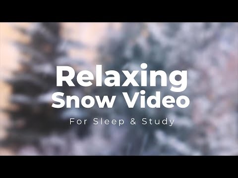 10 Hours of Relaxing Snow Sounds