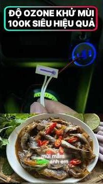 This kit costs 100k and 100% eliminates fish sauce and durian odors from cars, it's amazing! #odo...