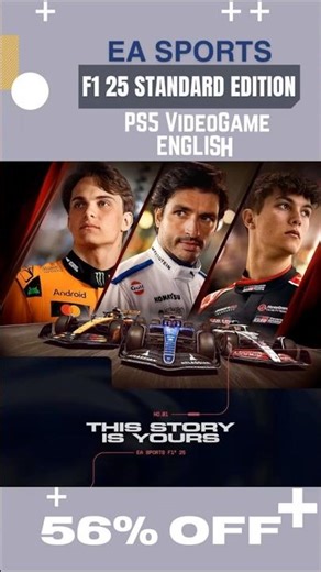 56% OFF! F1 25 Standard Edition PS5 | VideoGame | English
