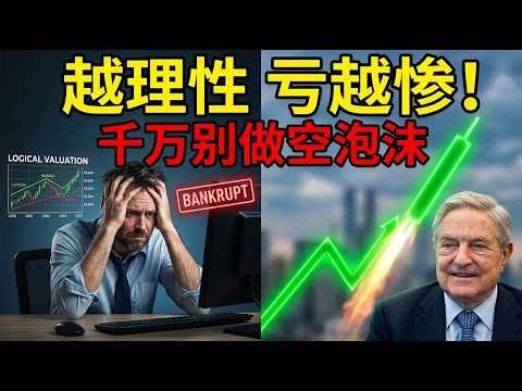 明明看对了却亏到破产？索罗斯无情揭穿股市真相：千万别和“泡沫”讲道理！