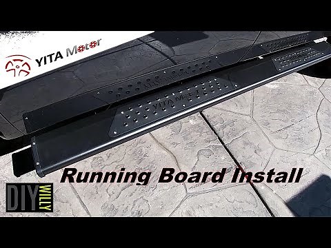 YitaMotor Running Board Install for the 07-18 Chevy Silverado/GMC Sierra Crew Cab