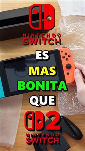 Switch 1 es más bonita que Switch 2 😳 #NintendoSwitch #Shorts