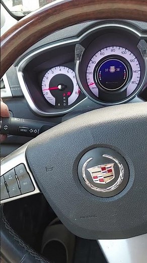How to reset 2012 Cadillac SRX oil light
