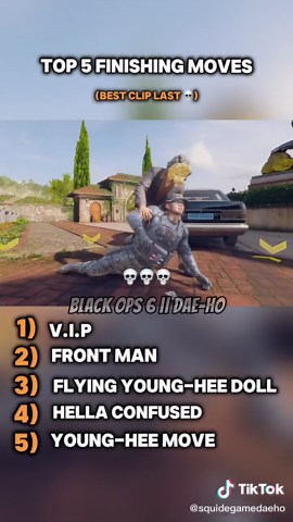 Top 5 Black Ops 6 and Warzone Finishing Moves Featuring New Squid Game Young-Hee