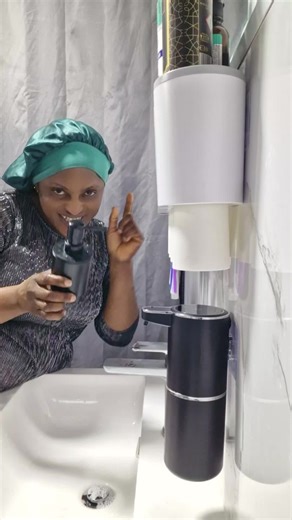 #tiktokmademebuyit #soapdispenser #bathroom #tiktokfinds #rechargeable