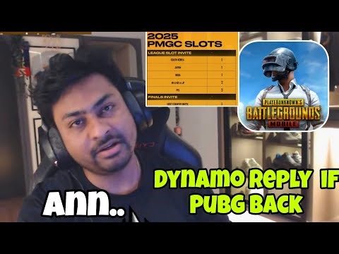 Dynamo Quick Ann..😱 Reply PUBG M Back If🔥