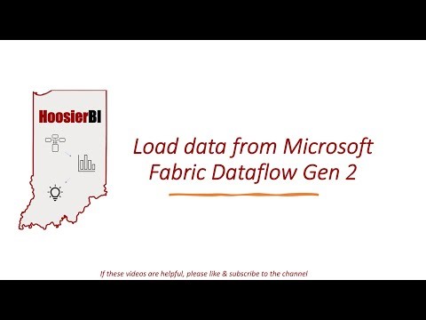 Load data from Microsoft Fabric Dataflow Gen 2