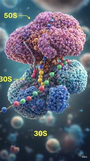 70S ribosomes #ribosomes #cellorganelles #shorts #ytshorts #youtubeshorts