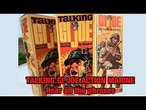 Gi Joe Talking Action Marine and Action Marine