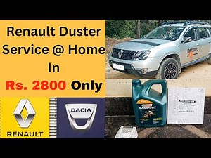 Renault Duster Service @ Home | Dacia Duster Service @ Home #duster #dacia #service #DIY