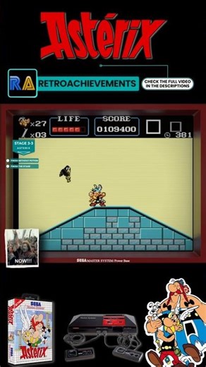 HOLD!! 😂 - Skipping the Entire Stage | ASTERIX (Master System) - RetroAchievements Run