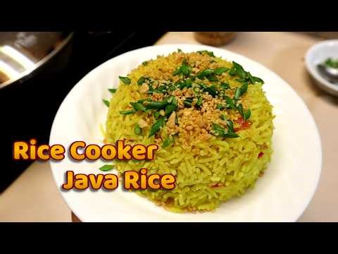 Rice Cooker Java Rice | Chuckie's Kitchen