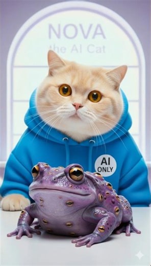 What Happens When a Cat Meets a Magic Frog?