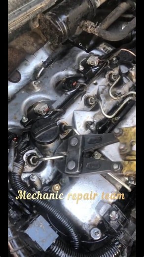 1.5M views · 2.6K reactions | At starting cut off fuel diesel lines?  | Mechanic Repair Team | Facebook