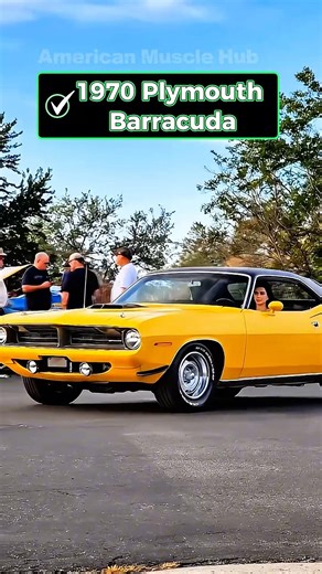 1970 Plymouth Barracuda #PlymouthBarracuda #Cuda #ClassicMuscle #AmericanLegend