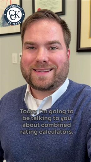 How does veterans affairs combine VA ratings? They use VA math, which calculates percentages of percentages to get your VA rating. There is a simpler way to calculate your disability rating using a VA disability calculator. #va #veteran #veteransofinstagram #miltok #militarytiktok #militarylife #fy | Chisholm Chisholm & Kilpatrick LTD