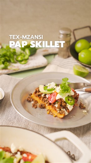 Tex‑MZANSI Pap Skillet: Tex‑Mex Twist on Maize Meal