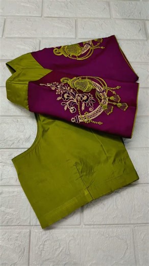 For booking 📞 8778725377 Computer embroidery design 🧵🪡#simpleworkblouse #threadwork #onlineshopping