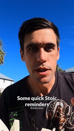 A few Stoic reminders from “The Daily Stoic: 366 Meditations on Wisdom, Perseverance, and the Art of Living” If you ever thought about reading it, now is the time. The ebook is only $2.99 until January 9th, that’s 90% off! Go to dailystoic.com/discount to get yours. If you want a physical copy, pick up a special leather bound edition at dailystoic.com/leather | Daily Stoic