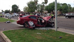 Chandler crash sends 3 to hospital, closes stretch of Ray Road