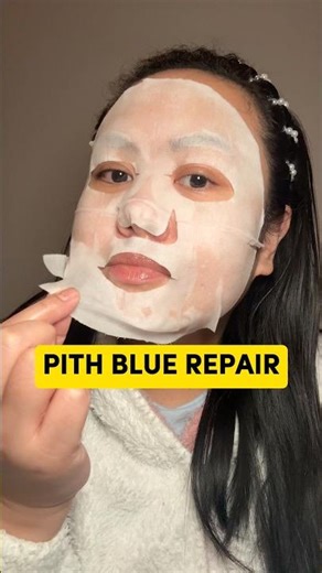 @Pith.Studio @GoPicky #slugging #bluerepairsolution #Pith #kbeauty #skincare #skincareroutine #fyp