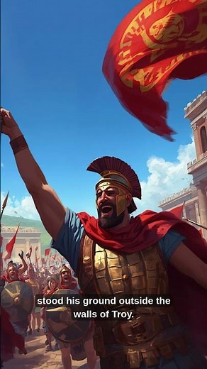 The True Hero of Troy ⚔️ Why Hector Was Greater Than Achilles! #Shorts