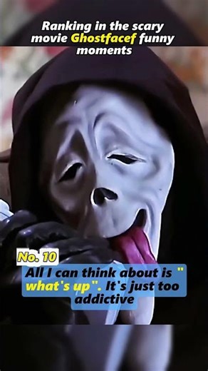 Ranking in the scary movie Ghostfacef funny moments #scream #usa #celebrity#ghostface #movie