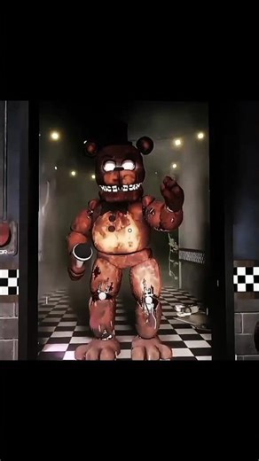this freddy can open door☠️ #fivenightsatwariosfangame