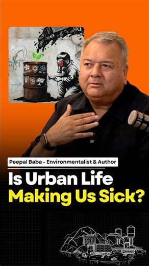 Moving to cities is making Us mentally ill | Peepal Baba & Vasudha Rai #shorts
