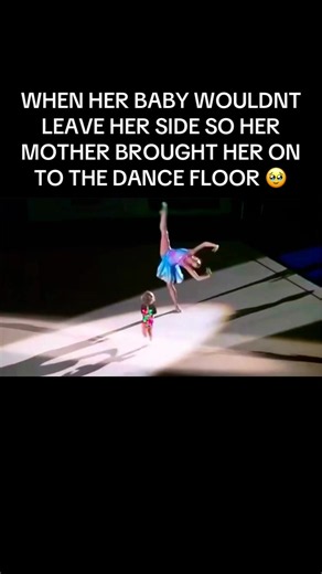 Olympist Svetlana Khorkina #rhythmicgymnastics #wholesome #cutedance #heartwarming #babydance