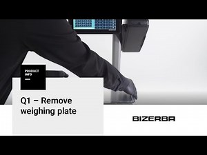 Bizerba How-To – Easy cleaning with removable load platter