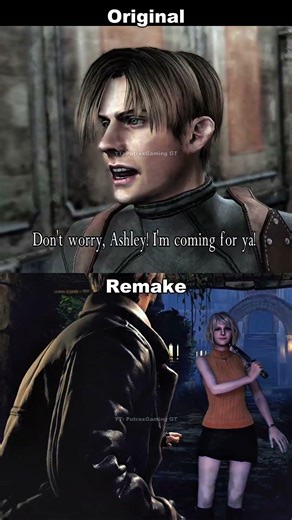 Resident Evil 4 OG VS Remake - Lost Ashley #re4 #residentevil #re4mod