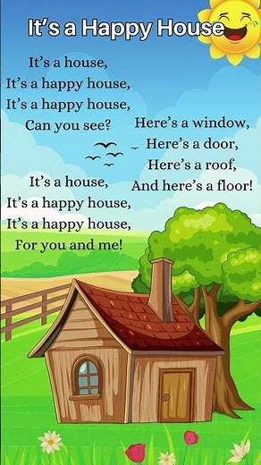 It's a Happy House Song | Kids Rhyme