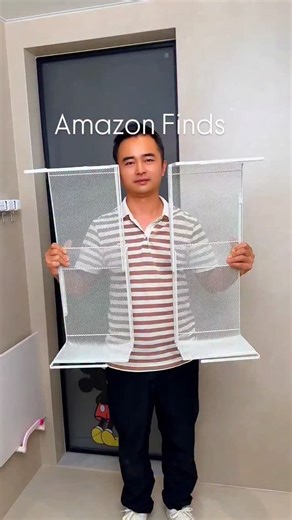 Smart Home Gadgets on Instagram: "Comment “BASKET” for the link 🧺✨ This extendable hanging basket fits wherever you need extra storage—no clutter, no mess. 💪 Thickened carbon steel for strong, durable use 🍳 Stores pots, pans, cups & dishes 🧻 Perfect for cling film & kitchen paper 📐 Space-saving, easy to access essentials Smart storage that makes your kitchen work better. #amazonhomefinds #ExtendableStorageRack #SmallHangingBasket #KitchenOrganization #SpaceSaving"