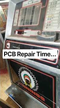 Why Are The Reels Stuck Running On My Slot Machine? #arcade #vintage #retro #electronics #repair