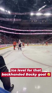 Backstrom's backhanded score from ice level. 👀 | Washington Capitals Loyal Fans
