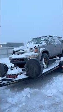 Picking up our auction win. $150 4runner! Rust bucket