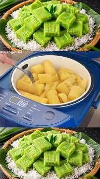 Delicious cassava treat, getuk lindri 😍😍
