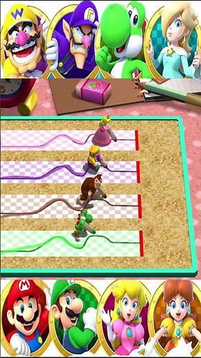 Mario Party 4 draw lines