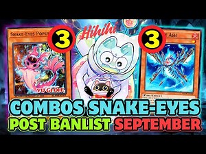 COMBOS SNAKE-EYES 🚫 POST BANLIST YUGIOH SEPTEMBER 2025
