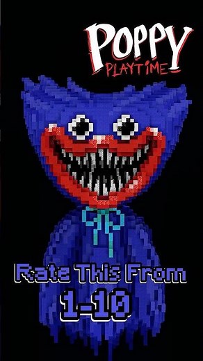 Build Huggy Wuggy 🏭 #minecraft #poppyplaytime