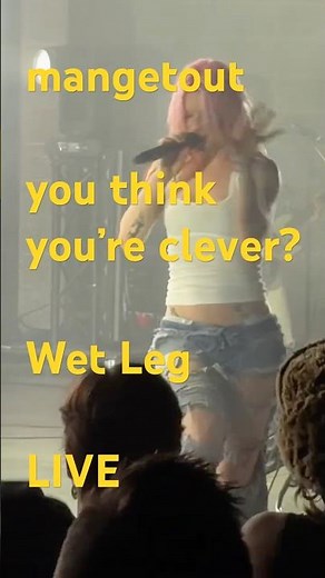 Wet Leg “mangetout” [clever] LIVE August 5, 2026 @ Ogden Twilight Series (Ogden, UT)