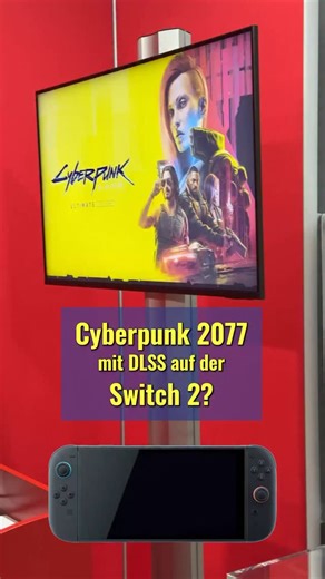 1.7K views · 25 reactions | DLSS auf der Switch 2? 類 Cyberpunk 2077 #cp2077 #nvidia #tensorcores #dlss #cyberpunk2077 #nintendo #nintendoswitch2 #switch2 | PC Games Hardware | Facebook