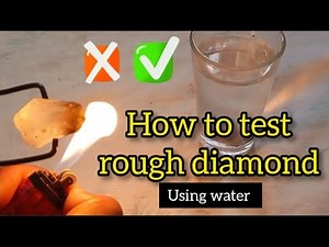 How to Test Rough Diamonds at Home Using Water – Easy DIY Method