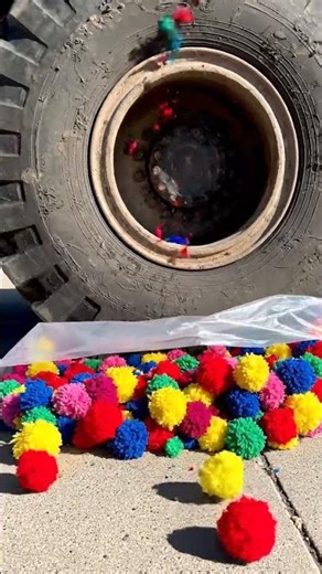 The Most Satisfying Tire Crush Ever!