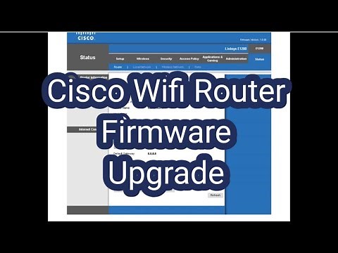 Cisco Wifi Router Firmware update