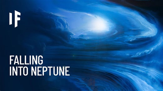 Watch what happens to a human who falls onto the planet Neptune