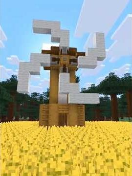 Minecraft Easy Windmill 𖣘༄ #shorts #minecraft
